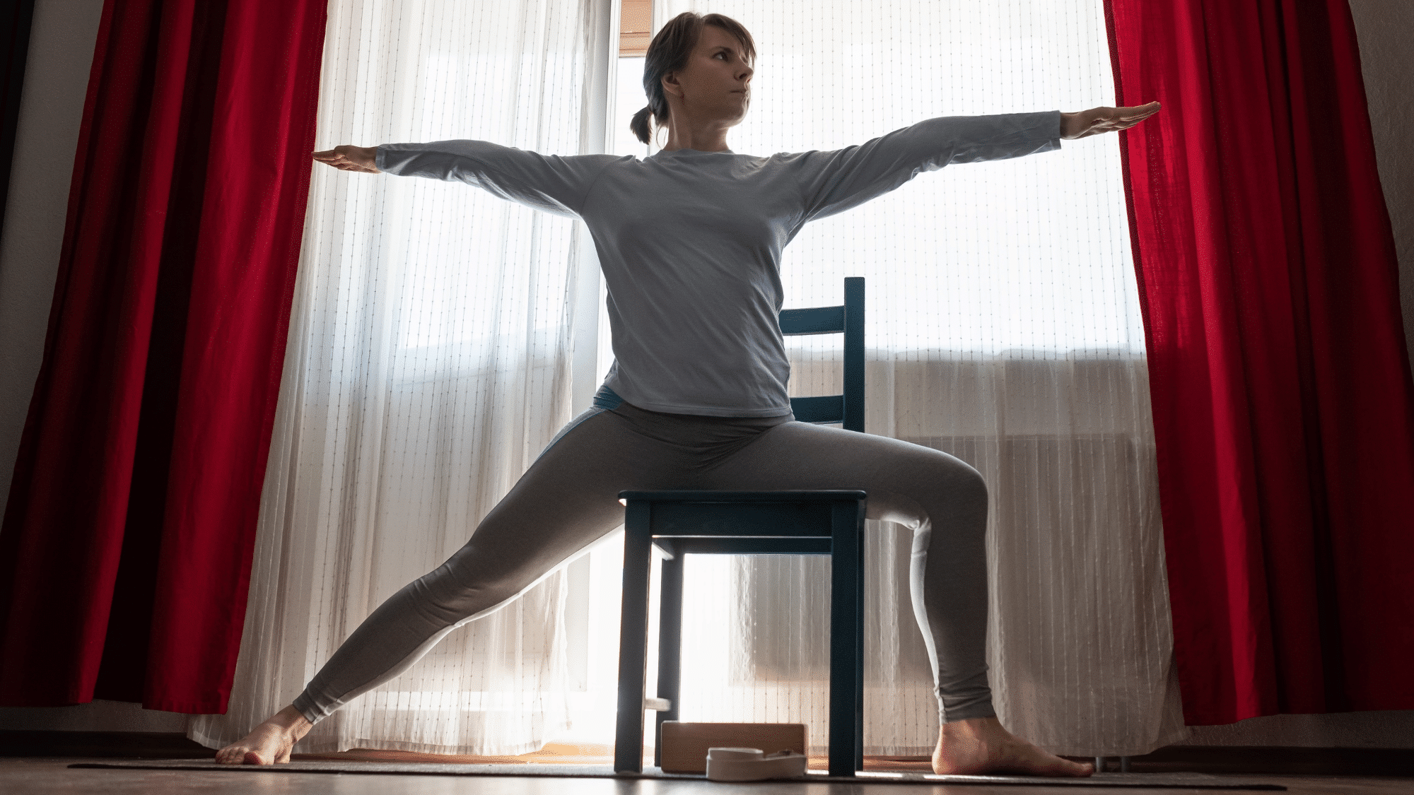 Westbrook Chair Yoga - Strengthening Warrior Pose